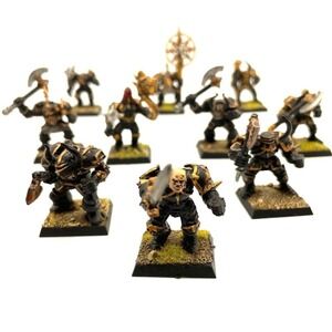 Chaos Warriors Regiment 10 Painted Miniatures Goliath Golem